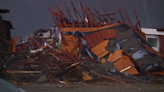 Assessing damage in Sulphur after deadly tornado outbreak in Oklahoma