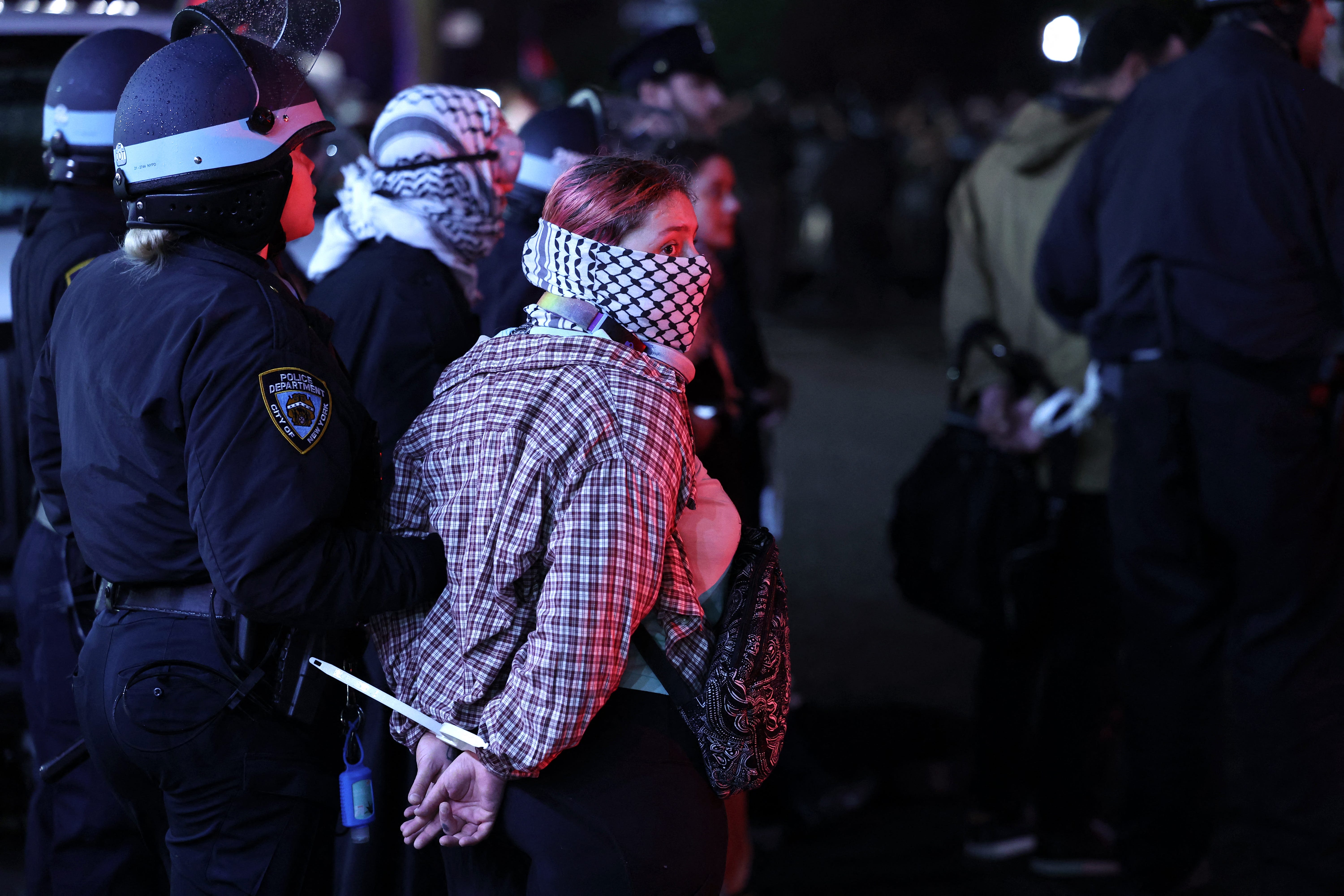 Campus protests across the US result in arrests by the hundreds. But will the charges stick?