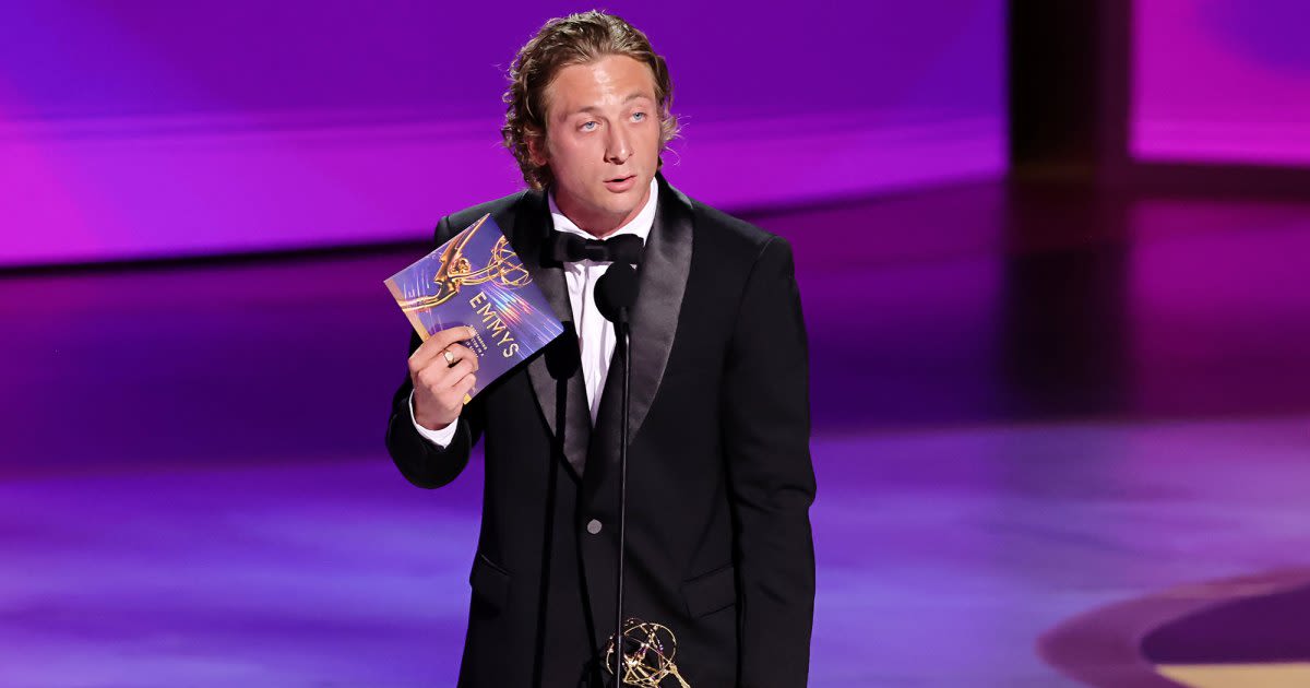 Jeremy Allen White Sends Love to Daughters After Winning Lead Actor in a Comedy Series at 2024 Emmys