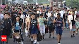 Hundreds of migrants leave southern Mexico on foot in a new caravan headed for the US border - Times of India