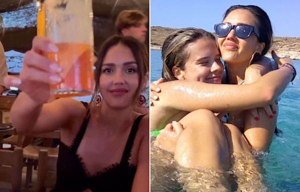 Jessica Alba Shares Highlights of 'Epic' Family Vacation in Mykonos: 'An Amazing Week in Paradise'