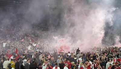 Three arrested after fans invade pitch following Southampton FC win