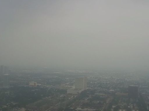 Houston weather: Haze takes over Houston skyline