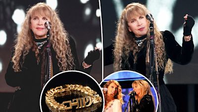 Stevie Nicks wears Taylor Swift’s ‘TTPD’ bracelet during BottleRock concert