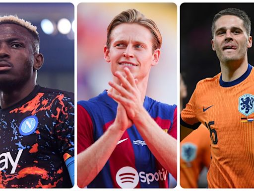 Transfer news LIVE! Arsenal hold Osimhen talks; Chelsea hijack; Man United eye De Jong; Veerman to Liverpool