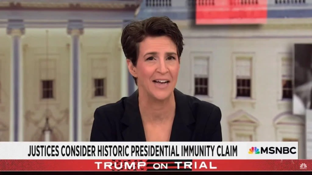 Rachel Maddow Warns the Supreme Court Is Trump’s ‘Excellent Accomplice’ After ‘Stunning’ Immunity Hearing | Video