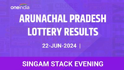 Arunachal Pradesh Singam Stack Evening Winners June 22 - Check Results Now!