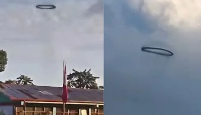 Extraño anillo de color negro se avistó en el cielo de Iquitos: Senamhi explica la causa del fenómeno