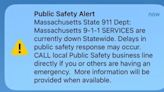 911 System Goes Dark For Several Hours Across All Of Massachusetts