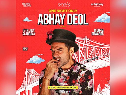 Abhay Deol brings electric vibes to Kolkata at one8 Commune