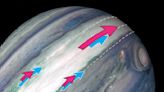 Jupiter's immense, intense equatorial jet stream revealed by JWST