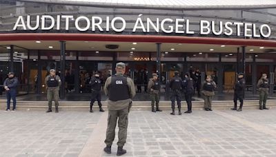 Un fuerte operativo se desarrolla en el marco del Consejo de Seguridad en Mendoza