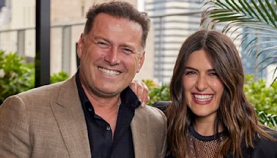 Today's Sarah Abo shows up co-host Karl Stefanovic with her push ups