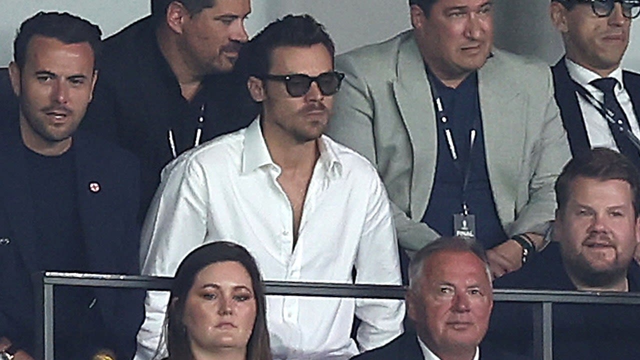 Harry Styles Evokes a Noughties David Beckham at the Euro Finals