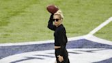 Lady Gaga arrives at Super Bowl in 49ers jacket, Montana jersey