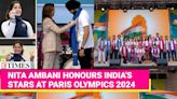 Nita Ambani Celebrates India's Shooting Contingent at Paris Olympics 2024 | Watch