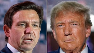 Donald Trump y Ron DeSantis ‘hacen las paces’ durante una reunión privada en Miami