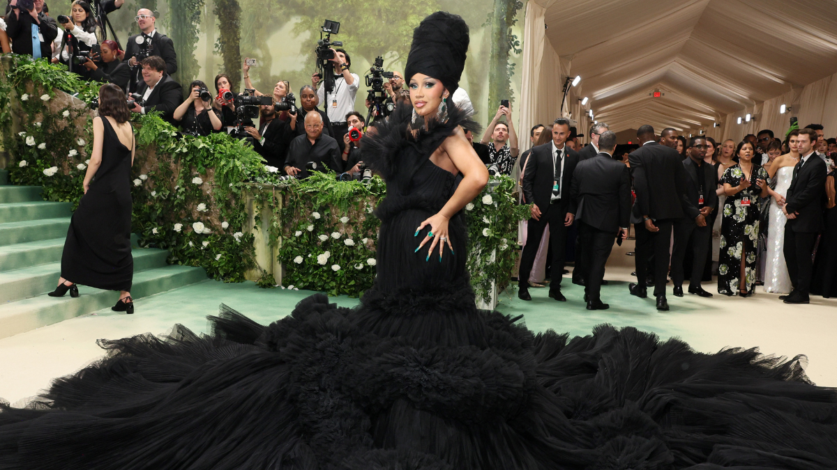 Watch: Cardi B Shuts Down Met Gala Red Carpet With Jaw-Dropping Look | iHeart