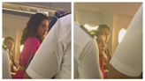 Another promotional gimmick? Sara Ali Khan gets escorted out of plane by 'flight crew', internet says 'kya acting hai'