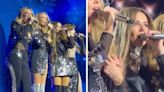Cheryl fights tears during Girls Aloud tour in Dublin during Sarah tribute