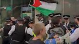 Moment Met Police finally break up pro-Palestine protest in Central London