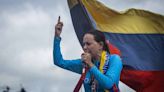 La líder opositora María Corina Machado asegura que "el miedo se acabó" en Venezuela