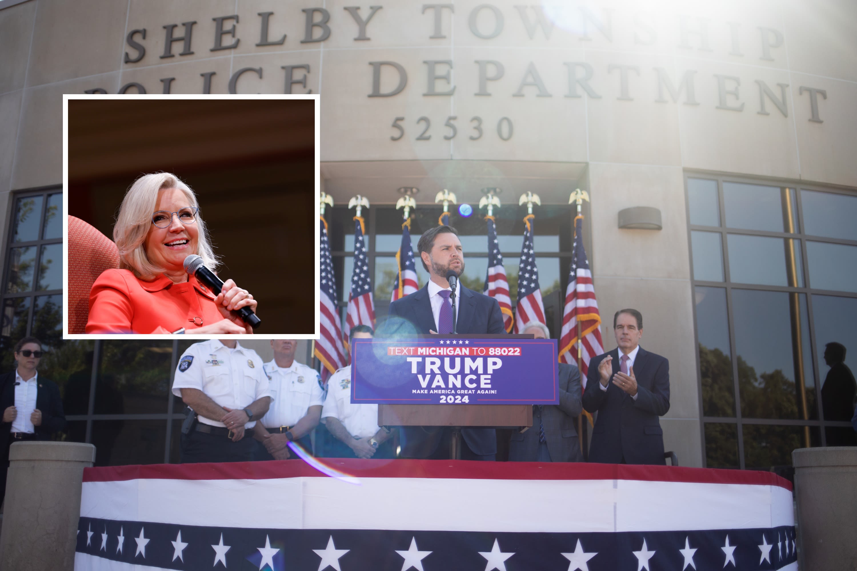 Liz Cheney takes new dig at JD Vance's rally sizes