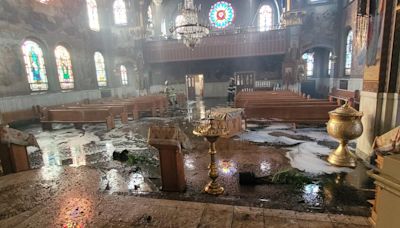 Photos show damage following fire at historic St. Theodosius Orthodox Christian Cathedral in Cleveland