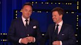 Declan Donnelly pokes fun at Ant McPartlin after becoming new dad