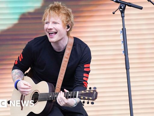 Ed Sheeran Stowmarket auction sees guitar sell for £11,000