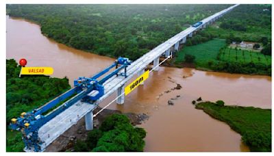 Gujarat Bullet Train stations see progress as Kolak River bridge wraps up