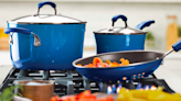 Piping Hot Deal Alert! This Chic Rachael Ray 14-Piece Cookware Set is $120