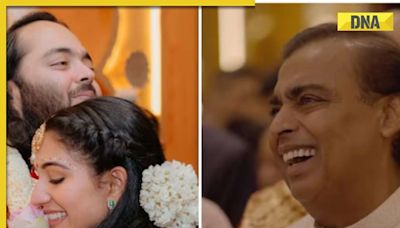 Viral video: Anant Ambani-Radhika Merchant hug each other during graha shanti puja, Mukesh Ambani gets emotional, watch