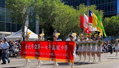 加拿大不甩中國施壓抗議！ 北一女樂儀旗隊高舉國旗表演還獲獎