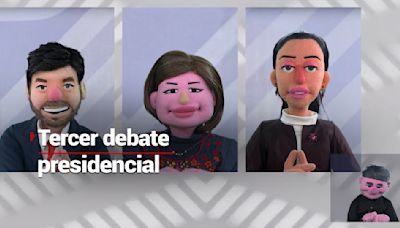 ¡Chistes, burlas y señalamientos! Así se vivió el tercer debate presidencial de Los Peluches