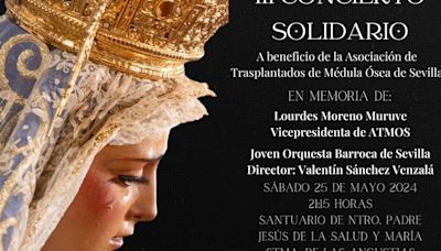 Tercer concierto solidario a favor de trasplantados de médula ósea este sábado en Sevilla