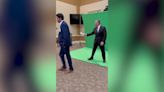 Mike Pompeo served lawsuit papers while filming greenscreen video