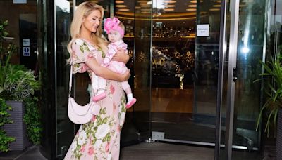 Paris Hilton Shared The Adorable Moment Her Daughter London Hilton Visited The London Hilton Hotel