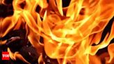 Fire breaks out at plastic factory in Delhi's Mayapuri | Delhi News - Times of India