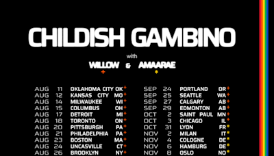 Childish Gambino announces global 'New World Tour' with Nashville stop, new music and more