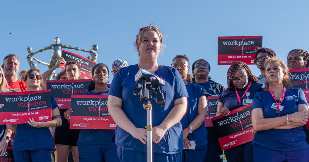 Citing on-the-job violence, UMC nurses call for action amid contract negotiations