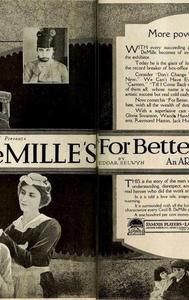 For Better, for Worse (1919 film)