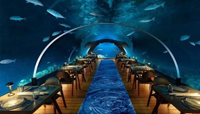 Cómo es el impresionante restaurante subacuático de las Islas Maldivas