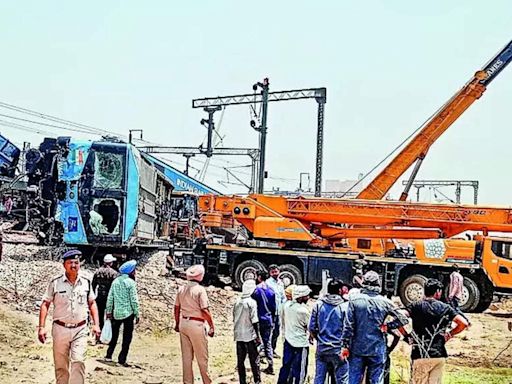 Freight train collision near Sirhind disrupts rail traffic | Chandigarh News - Times of India