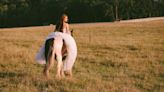 Bride and Groom's Wedding Entrance on Horseback Is the Stuff Dreams are Made Of