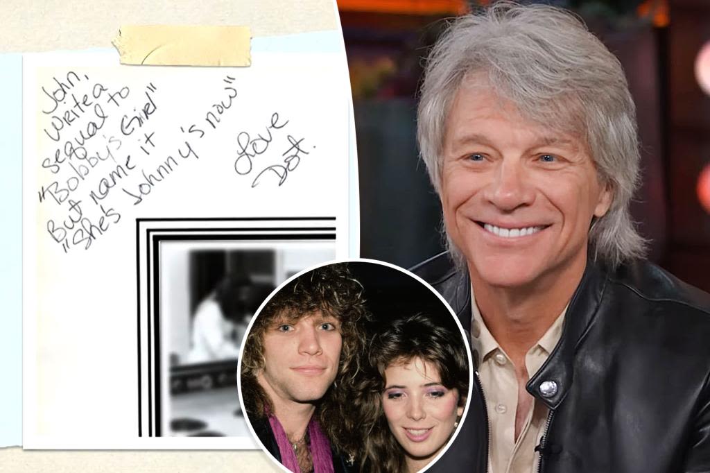 Jon Bon Jovi reveals wife Dorothea Hurley’s high school yearbook love note after scandalous marriage remarks