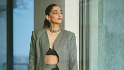 Sonam Kapoor’s Saree-Inspired Black Top Is Turning Heads For All The Right Reasons - News18