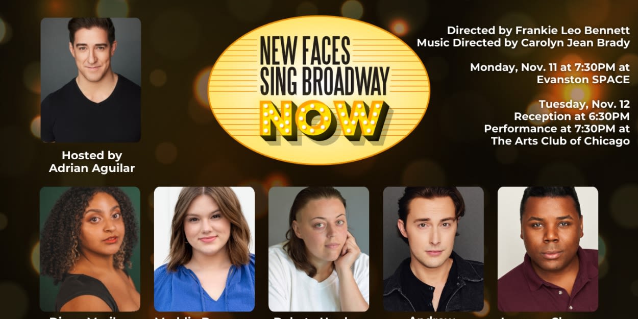 Cast Set for NEW FACES SING BROADWAY NOW at Porchlight Music Theatre