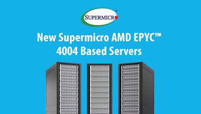 Supermicro 推出由 AMD EPYC™ 4004 系列處理器驅動的高密度、高效率和成本最佳化解決方案 | 蕃新聞
