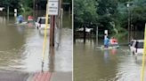 Residents kayak through flooded town as Vermont hit by severe flooding